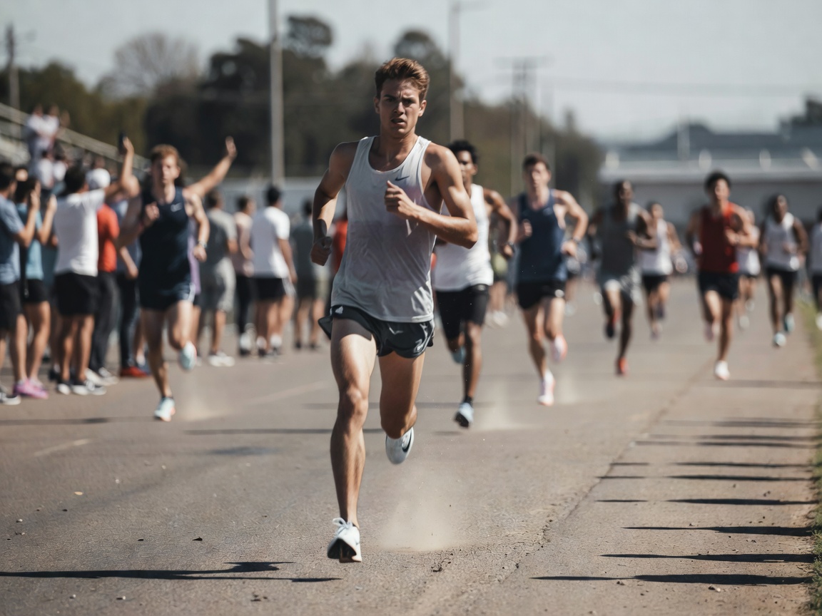 Runner exercising as an example of sport-specific testing context